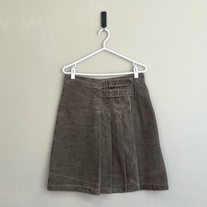 Vero Moda taupe corduroy wrap skirt